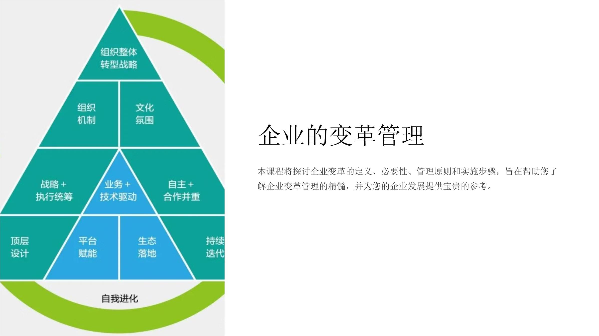 企业的变革管理 驾驭不确定性，驱动持续成长