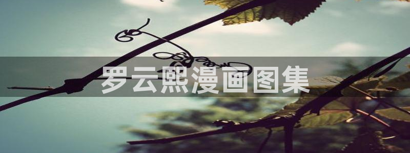 汗汗漫画一一歪歪漫画：罗云熙漫画图集